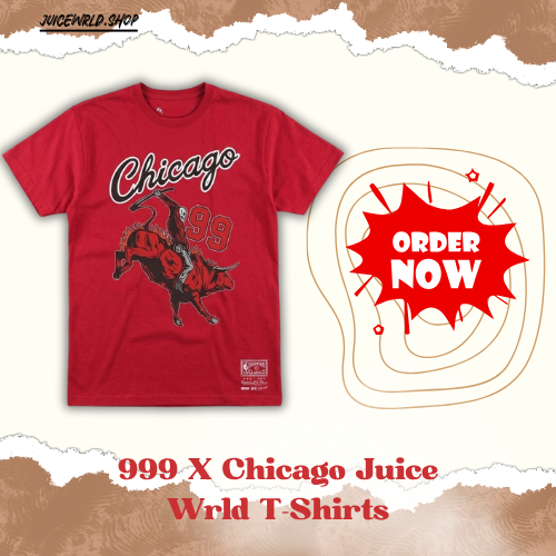 999 X Chicago DTNK2304 Juice Wrld T-Shirts